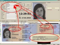 Новое словацкое удостоверение личности типа ID1, покрытое поликарбонатом