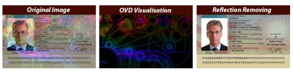 OVD vizualizácia, odstránenie odrazov